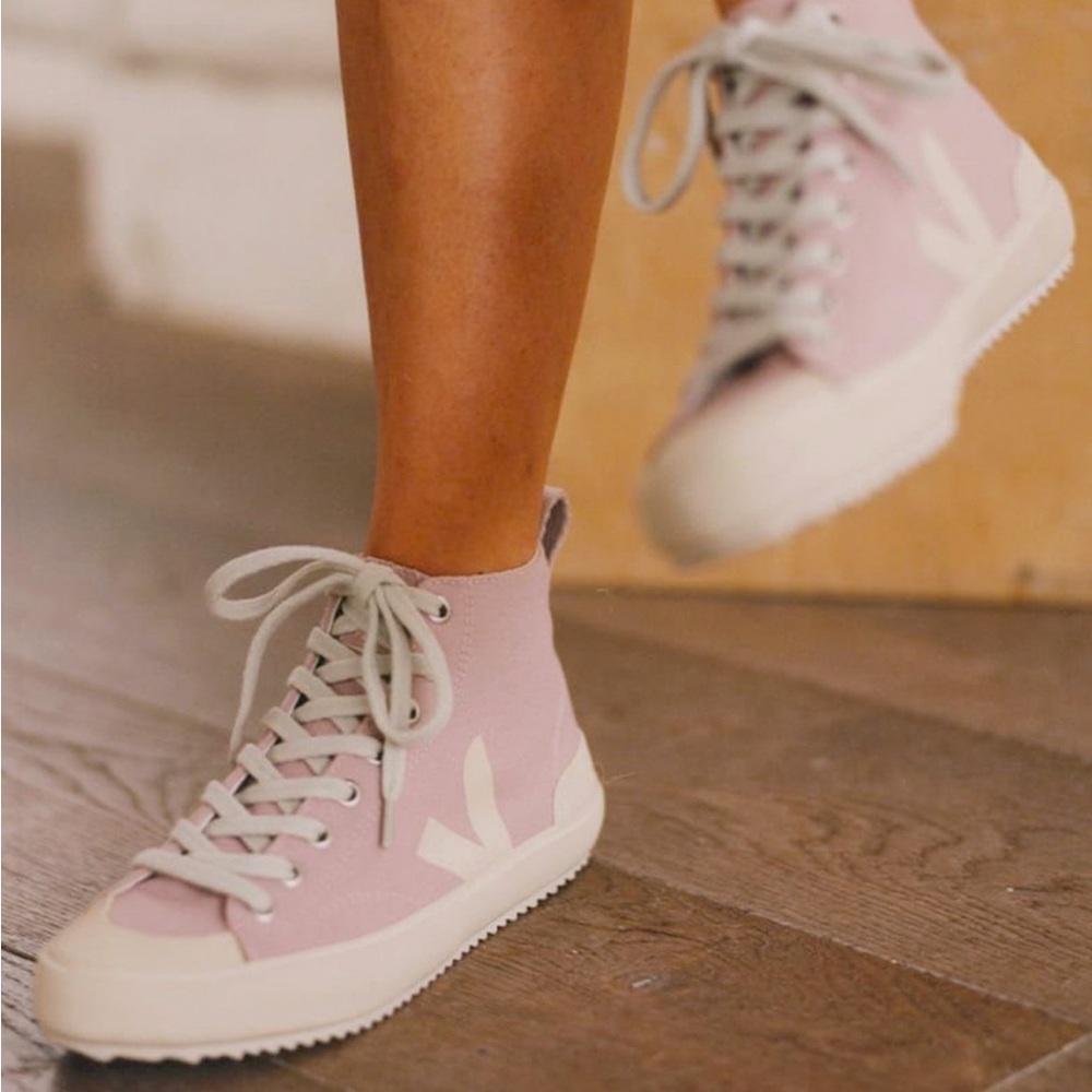 VEJA NOVA HIGH TOP CANVAS SNEAKER IN BABE PIERRE SIZE 9 *NEW WITH BOX*